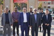 ادای احترام مسئولین بنیاد شهید به مقام والای شهدای اصفهان
