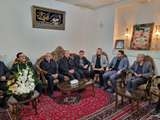 دیدار معاون فرهنگی بنیاد شهید با خانواده‌های شهدا در کاشان