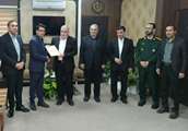 آیین تکریم و معارفه سرپرست بنیاد شهید و امور ایثارگران شهرستان لنجان برگزار شد