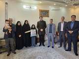 سرپرست اداره کل امور مجلس و لوایح بنیاد شهید از خانواده شهدای اغتشاشات اصفهان تجلیل کرد