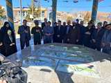 رئیس سازمان بازرسی کل کشور در گلزار شهدای  گمنام تیران به مقام شامخ شهیدان ادای احترام کرد
