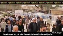 تشییع پیکر مطهر جانباز سرافراز دوران دفاع مقدس حاج رضا کشوری در شهرستان شهرضا